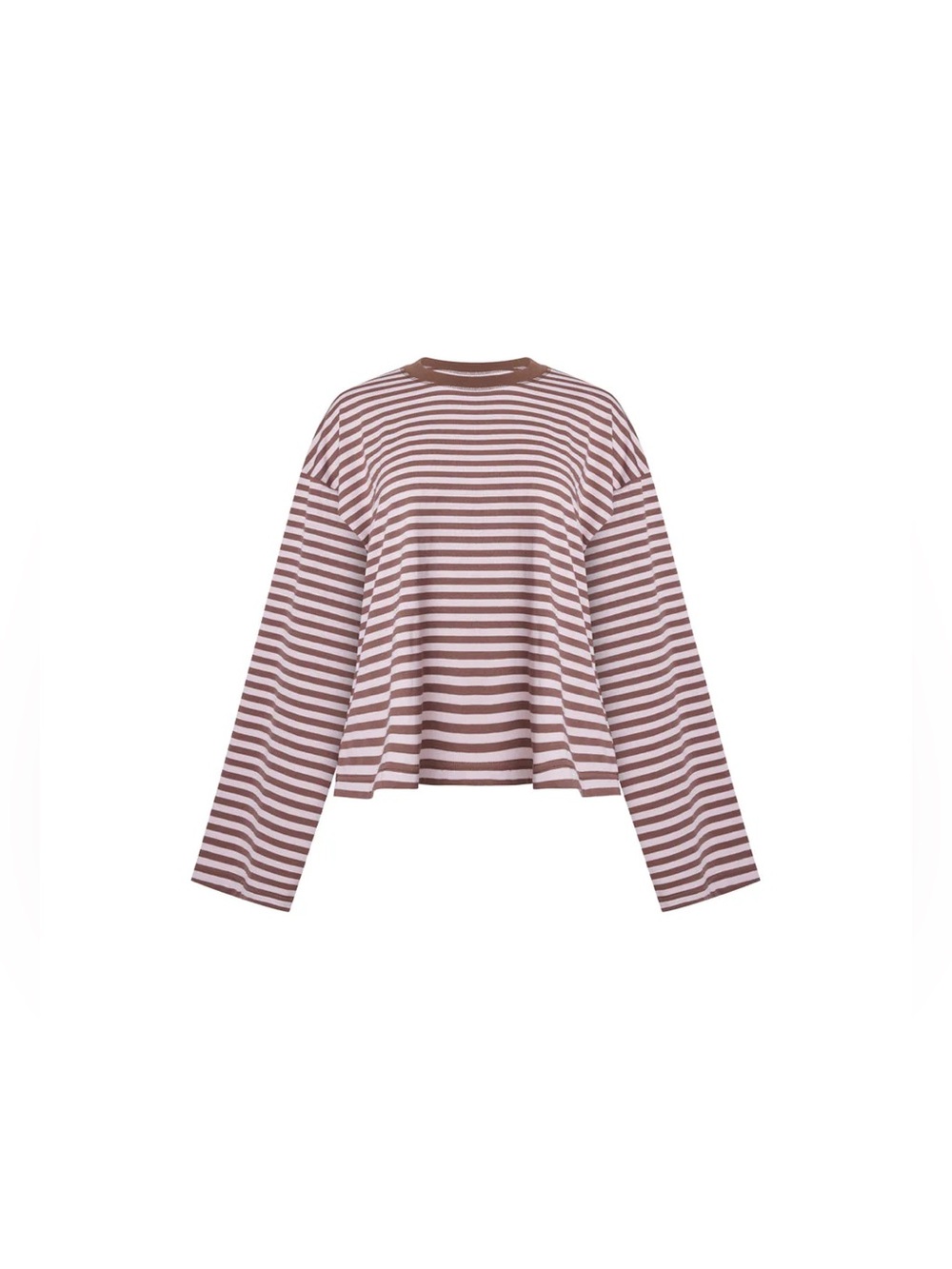 Lioness Bloom Long Sleeve | chocolate blush stripe A6 - Picture 5 of 6